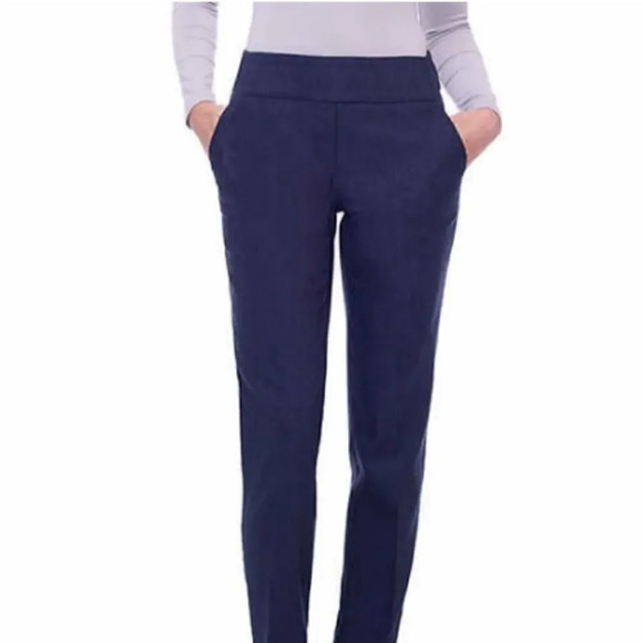 S.C & CO ladies tummy control pull-on pants 1 Blue 1 Black & White XXL - Picture 5 of 14